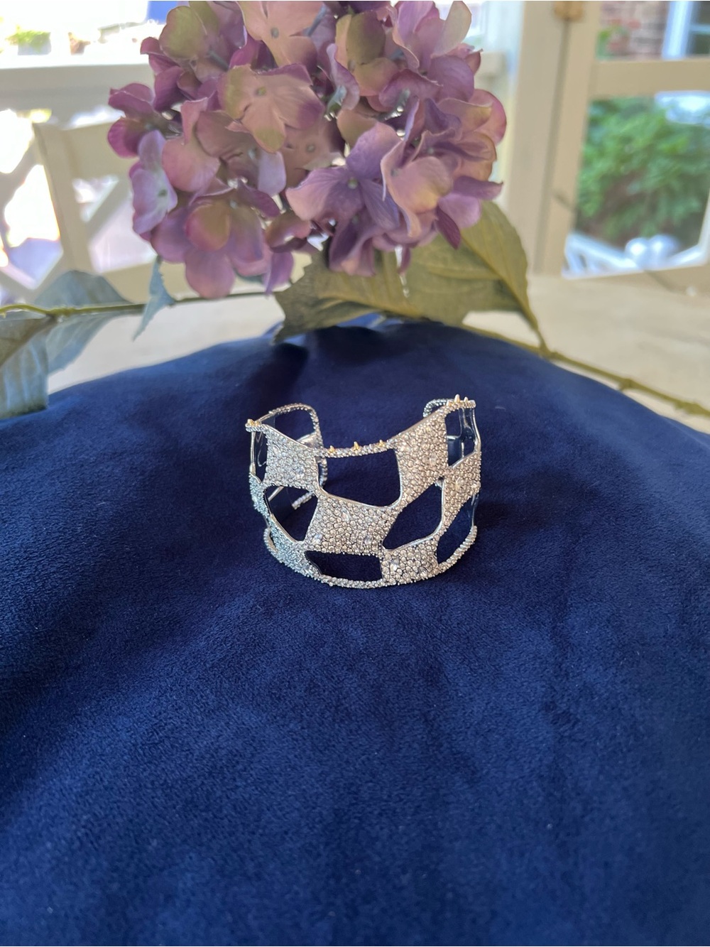 Alexis Bittar Georgian Pave Cuff Bracelet